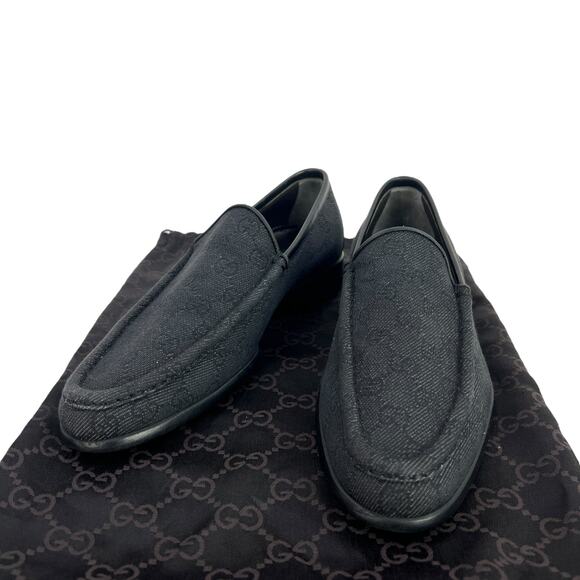 Gucci Monogram Canvas Loafers - Picture 2 of 8